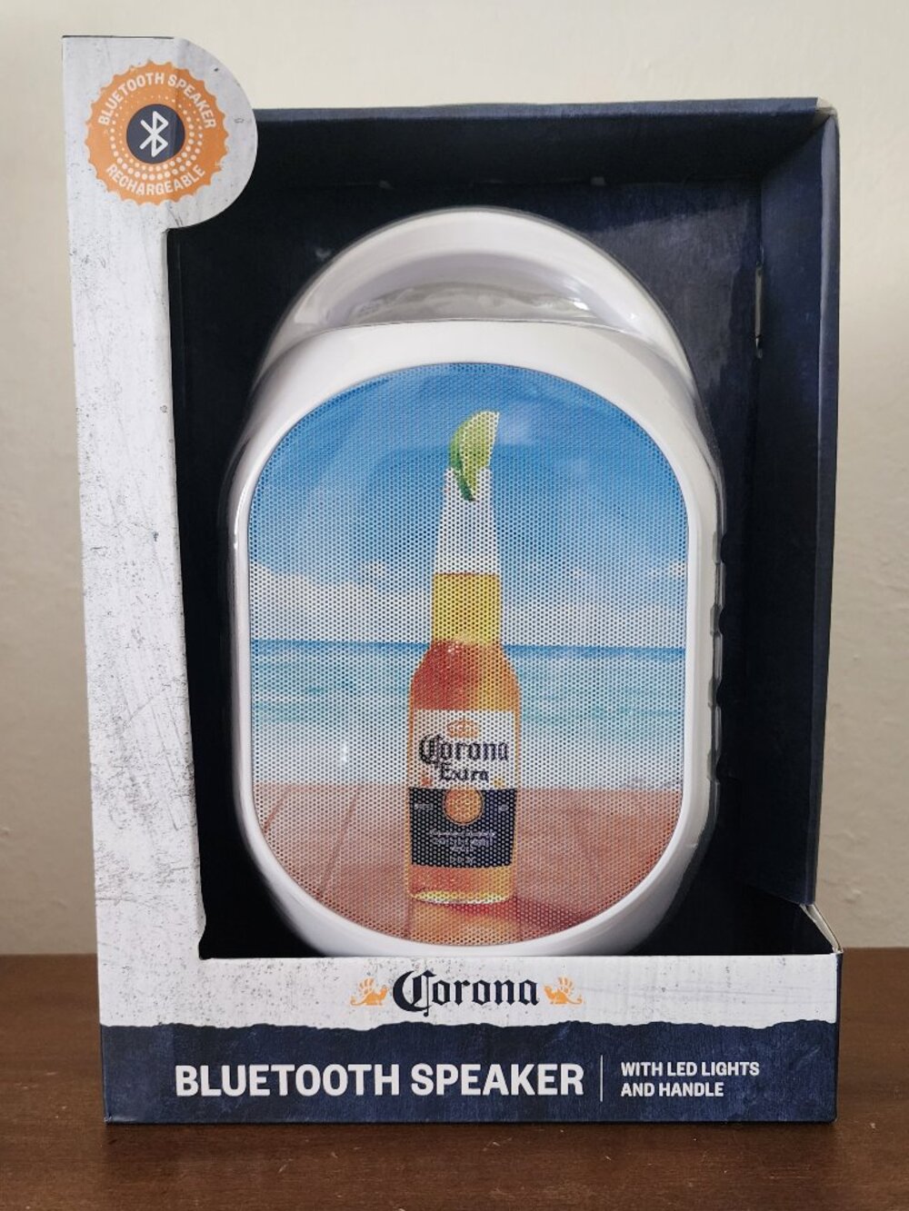 NEW Corona Extra Bluetooth Wireless Portable Mini Party Speaker with LED Lights